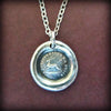 Endure - I Will Go On - French Proverb Wax Seal Necklace - Shannon Westmeyer Jewelry - 3