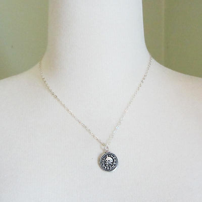 Skull Memento Mori Wax Seal Necklace - Remember Your Mortality - Shannon Westmeyer Jewelry - 4