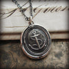 Nautical Anchor Wax Seal Necklace - Shannon Westmeyer Jewelry - 1