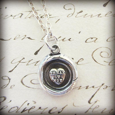 Victorian Conversation Heart - Break it Not - Shannon Westmeyer Jewelry - 2