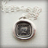 Teachers Gift - You Gave Me My Wings Wax Seal Necklace