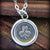 Shamrock Wax Seal Necklace - Faith, Love & Hope - Shannon Westmeyer Jewelry - 1