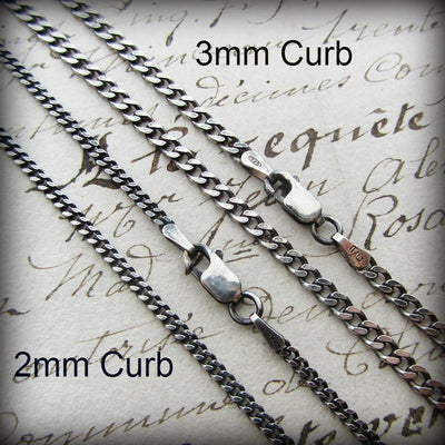 Curb Chain 2mm - Sterling Silver - Shannon Westmeyer Jewelry - 2