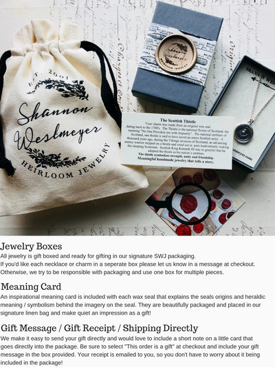 Anchor Wax Seal Necklace - I Have Hope in You