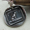 Gratitude Wax Seal Necklace - Gratitude, Thankfulness & Acknowledgement - Shannon Westmeyer Jewelry - 3