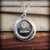 Greyhound Wax Seal Necklace with silver chain