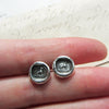 Greyhound Wax Seal Stud Earrings - Shannon Westmeyer Jewelry - 4