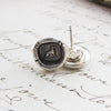 Greyhound Wax Seal Stud Earrings - Shannon Westmeyer Jewelry - 5