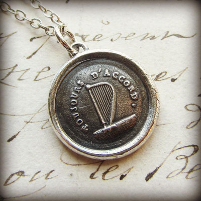 Harmony French Wax Seal - Live Life in Harmony - Shannon Westmeyer Jewelry - 3