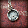 Heart Padlock Wax Seal Necklace