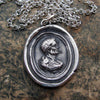 Julius Caesar Intaglio Wax Seal Necklace - Shannon Westmeyer Jewelry - 2