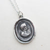 Julius Caesar Intaglio Wax Seal Necklace - Shannon Westmeyer Jewelry - 3