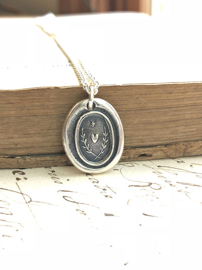 Guiding Star Wax Seal Necklace