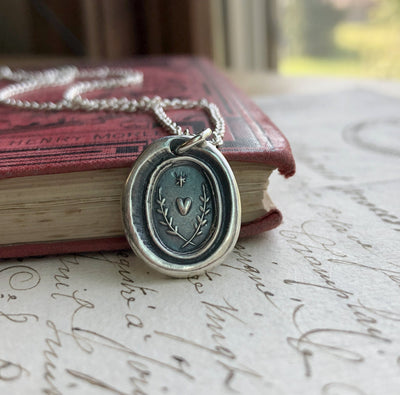 Guiding Star Wax Seal Necklace