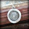 Love Truth Victorian Wax Seal Necklace