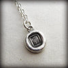 Tiny Lyre of Hermes Petite Wax Seal Necklace - Shannon Westmeyer Jewelry - 2