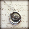 Horse Wax Seal Crest Necklace - Shannon Westmeyer Jewelry - 3