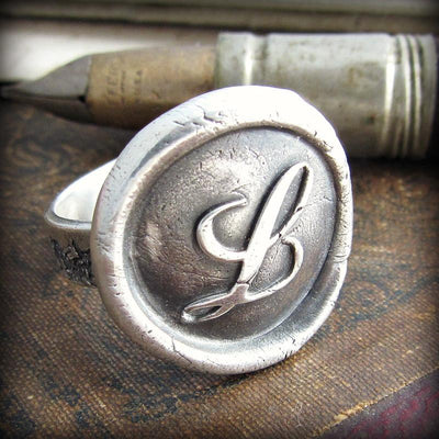 Monogram Wax Seal Ring - Shannon Westmeyer Jewelry - 4