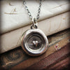 Tiny Heart Wax Seal Necklace - Shannon Westmeyer Jewelry - 3