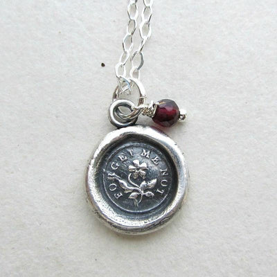 Forget Me Not Memorial Necklace - Shannon Westmeyer Jewelry - 3