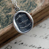 Separate but not Disunited Wax Seal Necklace - Shannon Westmeyer Jewelry - 1