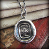 Tree Heraldic Crest Necklace - Strong and Silent - Silence is a Virtue - Shannon Westmeyer Jewelry - 1