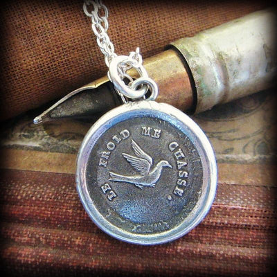 Swallow Wax Seal - Optimistic & Kindhearted - Shannon Westmeyer Jewelry - 2