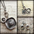 Vintage Style Swivel Fob Charm Holder