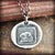 Take Heed Cougar Wax Seal Necklace - watchful and protective - Someone to watch over me - Shannon Westmeyer Jewelry - 1