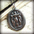 The Three Graces Wax Seal Necklace - Charm, Beauty and Creativity in eco friendly fine silver - Shannon Westmeyer Jewelry - 1