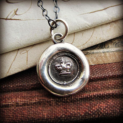 Tiny Crown Wax Seal - Shannon Westmeyer Jewelry - 2