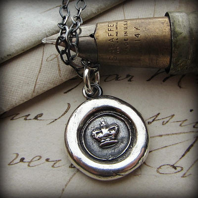 Tiny Crown Wax Seal - Shannon Westmeyer Jewelry - 4