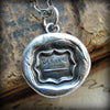 Truth Wax Seal Necklace - I write the truth - Shannon Westmeyer Jewelry - 2